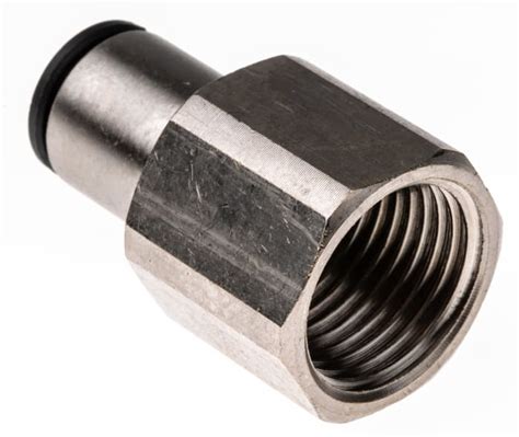 3114 10 21 Legris | Legris LF3000 Series Straight Threaded Adaptor, G 1 ...