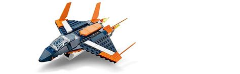 LEGO Creator 3in1 Supersonic Jet 31126 Building Kit (215 Pieces ...