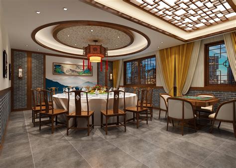 中式私房菜馆 - 效果图交流区-建E室内设计网