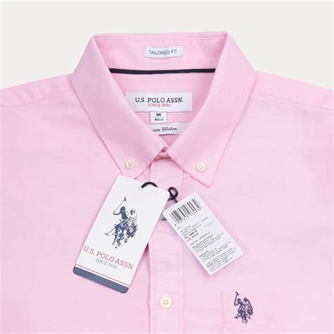 U.S. Polo Assn. Tailored Fit Cotton Shirt in Blushing Pink – Offracks