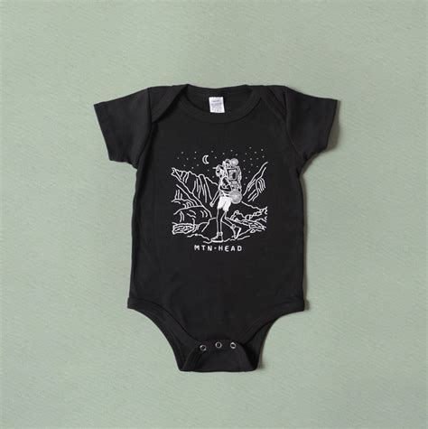 Baby Hiker Onesie - Black – MTN.HEAD