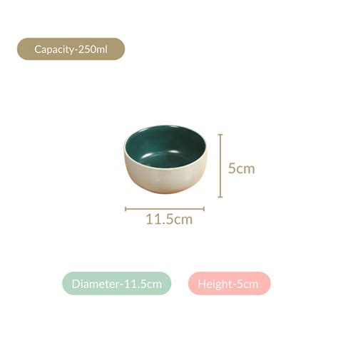 Zoella Green Snack Bowls Set Of 4 250ml Online - Premium Snack Bowl ...