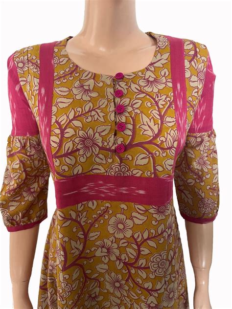 Kurtis - Cotton - Kalamkari – Scarlet Thread