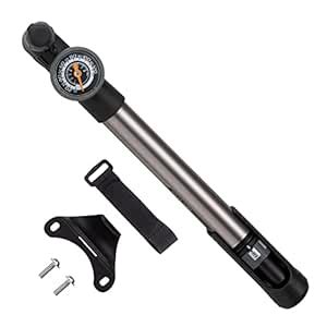 GIYO New Mini Bike Pump Unique Hi Volume / Hi Pressure Switchable with ...