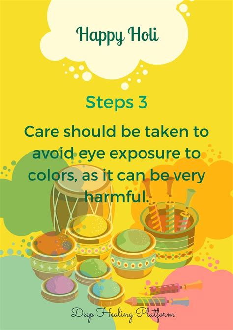 Safety steps for Holi. Happy holi, stay safe, play | Holi festival of ...