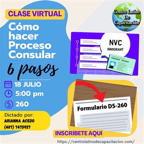 CURSO COMO HACER PROCESO CONSULAR - Centro Latino de Capacitacion