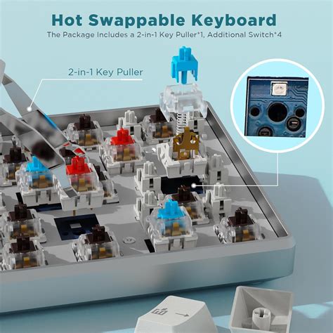 RK ROYAL KLUDGE 60% Mechanical Keyboard RK61 Pro, India | Ubuy