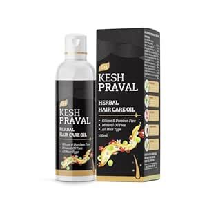 Sushila Herbal Kesh Praval Hair Care Oil for All Hair Types 100ml (Pack ...