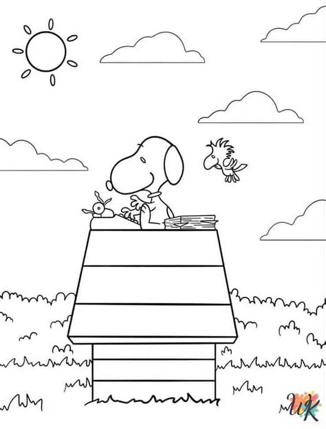 Image result for Peanuts Coloring Pages