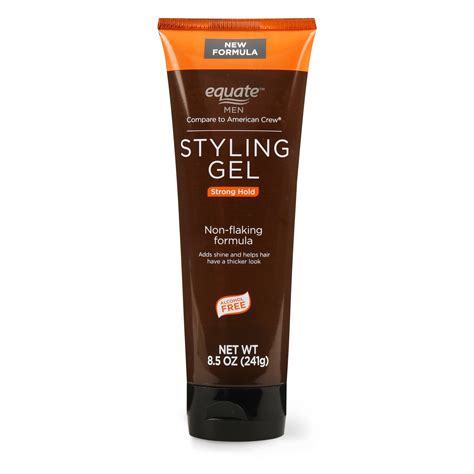 Equate Men Strong Hold Nourishing Thickening Squeeze Hair Styling Gel ...