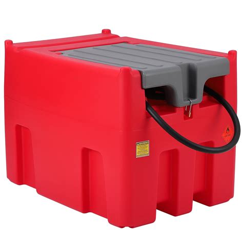 58 Gallon Portable Diesel Tank, Fuel Tank with 12V Electric Fuel ...