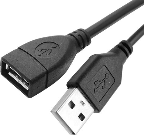 Amazon.com: FULAT USB Cable Extension | USB 2.0 Male to Female ...