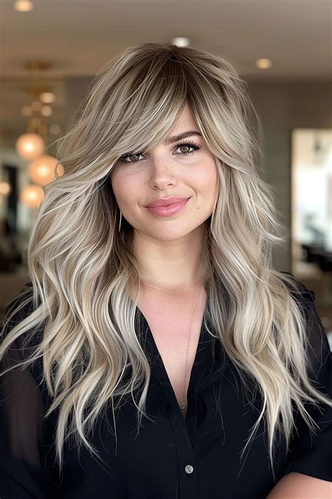 29 gorgeous examples of long hair with side bangs – Artofit
