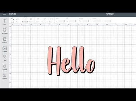 Image result for Cricut Design Space Text Tutorial Shadow