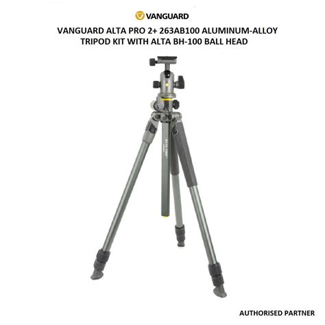 Vanguard Alta Pro 2+ 263AB100 Aluminum-Alloy Tripod Kit with Alta BH ...