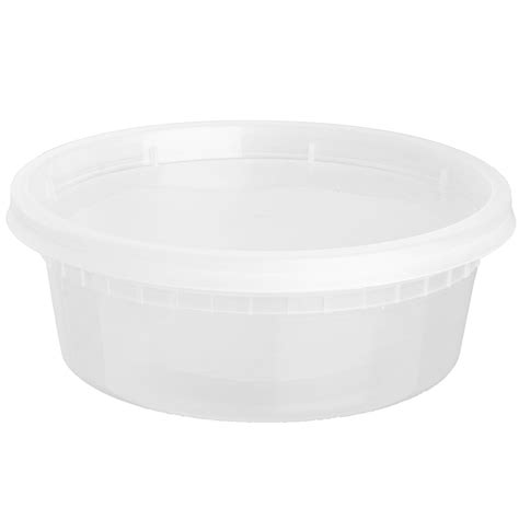 8 oz Plastic Deli Containers with Lids Wholesale