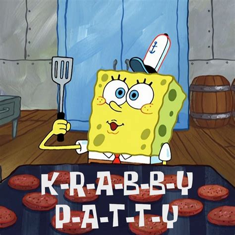 Spongebob Cooking Krabby Patty