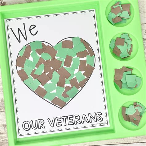 Veterans Day Preschool Crafts