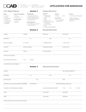 Fillable Online DELAWARE A CREATIVE COLLEGE OF ART PARTNERSHIP OF PRATT ...