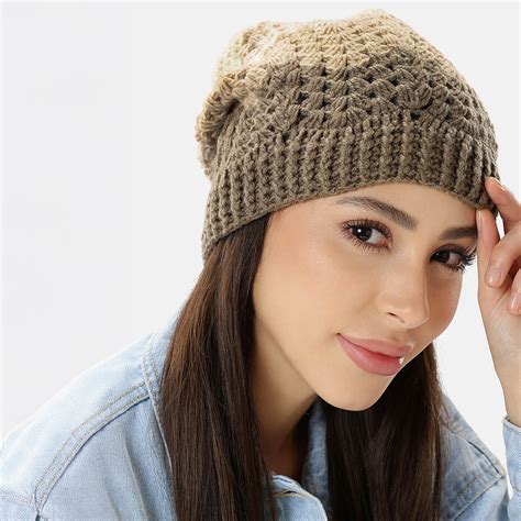 Handmade Self Striping Waves Beanie - 10486 – Magic Needles