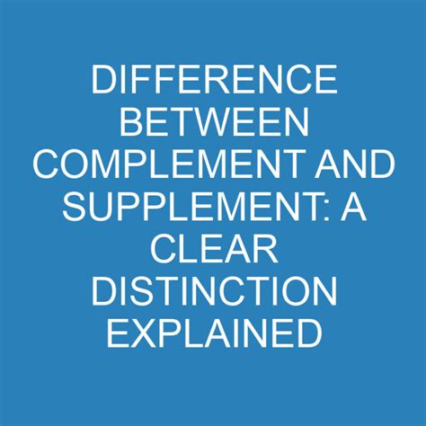 Image result for Complement Supplement