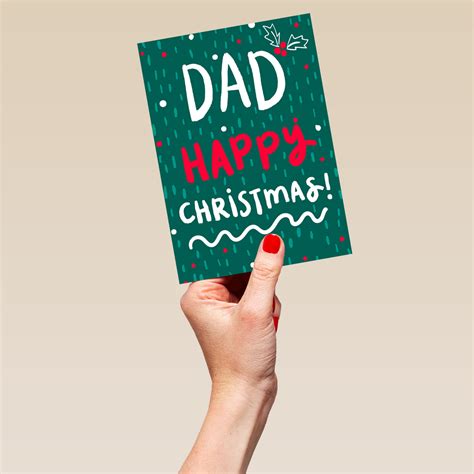 Personalised Happy Christmas Dad Card – Hallmark