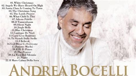 Best Songs Christmas - Andrea Bocelli || Andrea Bocelli Greatest Hits ...