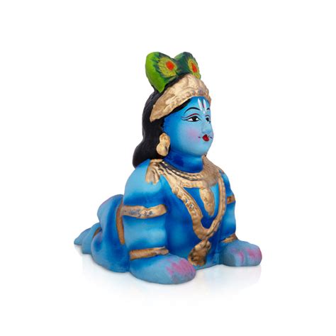 Giri - Crawling Krishna Idol | Kolu Bommai | Clay Dolls