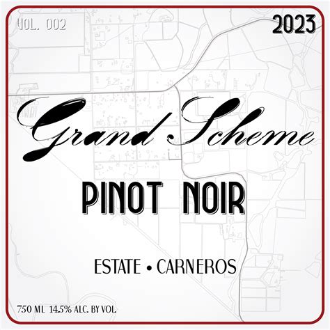Grand Scheme Wines 2023 Estate Pinot Noir Barnhouse Vineyard Pinot Noir ...