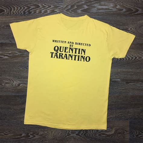 Vintage “Written And Directed by Quentin Tarantino” T-shirt | Grailed