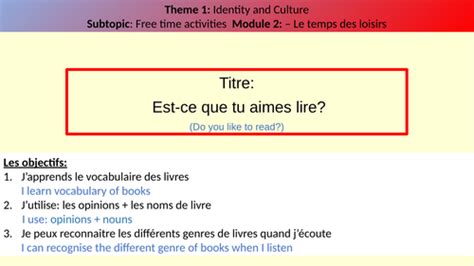 Image result for Module 2 French GCSE