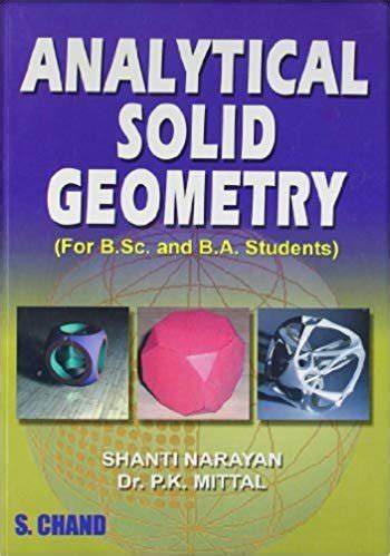 Routemybook - Buy Analytical Solid Geometry by Shanti Narayan Dr P K ...