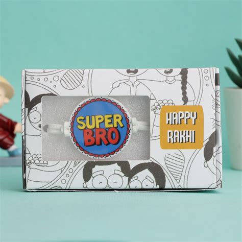 Super Bro Rakhi - Special Rakhi For Your Amazing Brother I Oye Happy