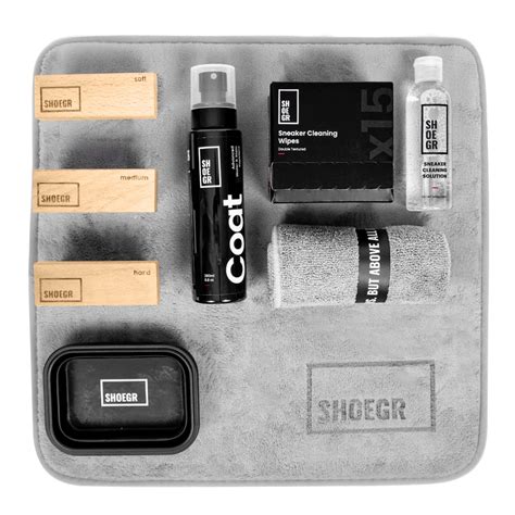 SHOEGR Supreme Shoe Cleaning Kit with Shoe Protector Spray | Shoe ...