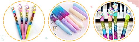 LIWAZO Favela Unicorn Toy Water Glitter Gel Pen Beautiful Designer Pen ...