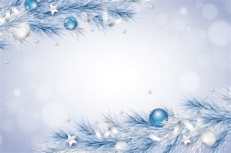 Christmas White Blue Wallpapers - Wallpaper Cave