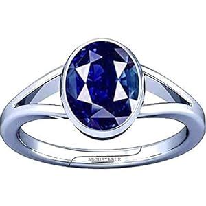 Buy Divya Shakti 11.25-11.50 Ratti Blue Sapphire Neelam Nilam Gemstone ...
