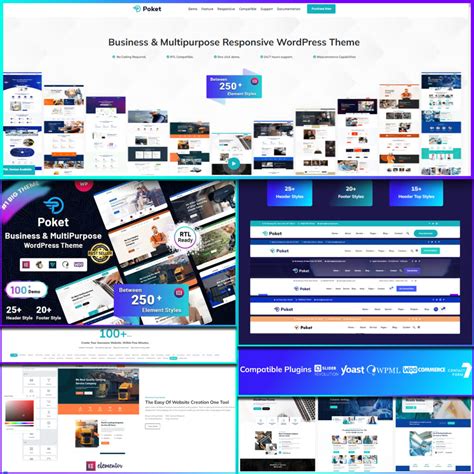 Poket - Business And Multipurpose Responsive WordPress Theme ...