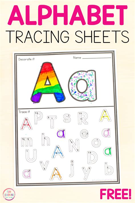 Printable Letter Tracing Worksheet Simple Alphabet Tracing Worksheet