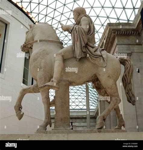 Roman equestrian statue of a youth on a horse. Found in Rome, 1st ...