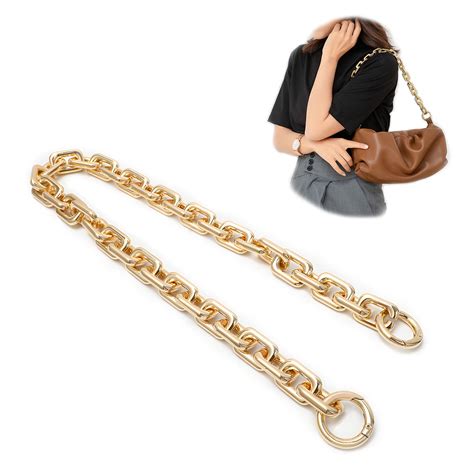 Amazon.com: COICOIC Light Gold Purse Chain, Chunky Chain Strap ...