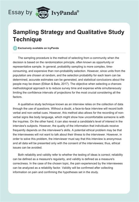 Image result for Sampling Strategy in Qualitative Research