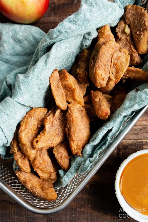 Air Fryer Apple Fries - Amanda's Cookin' - Air Fryer Recipes