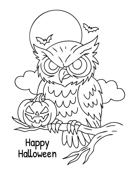 Scary Halloween Coloring Pages - 15 Free PDF Printables | Printablee