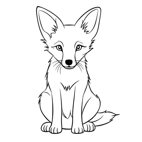 Fox Coloring Page : Fox Coloring Pages: 10 Free Printable PDFs – LQHMAI