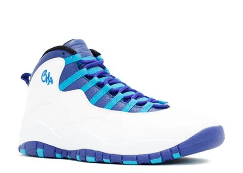 air jordan retro 10 "charlotte" - white/concord-blue lagoon-blk ...
