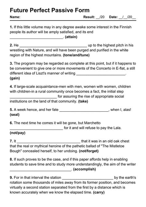 Future Perfect Passive Examples 的图像结果