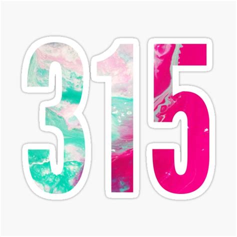 315 Area Code Sticker 的图像结果