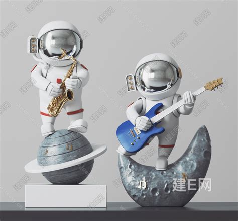 宇航员太空人雕塑摆件可爱小模型现代家居客厅桌面装饰品生日礼物-阿里巴巴