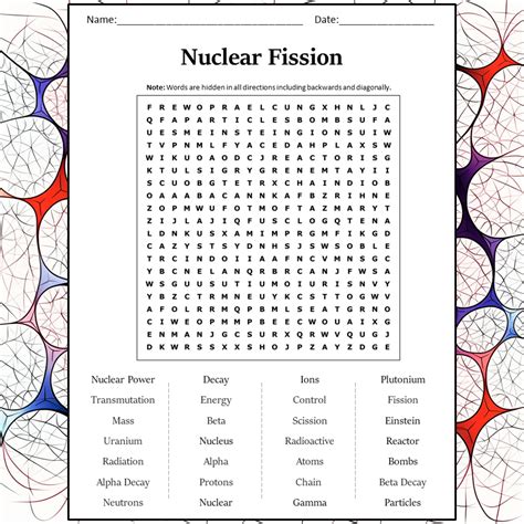 Quiz & Worksheet - The Nuclear Fission Process | Study.com - Worksheets Library
